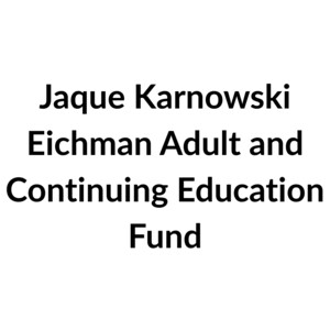 Jaque Karnowski Eichman Adult and Continuing Education Fund