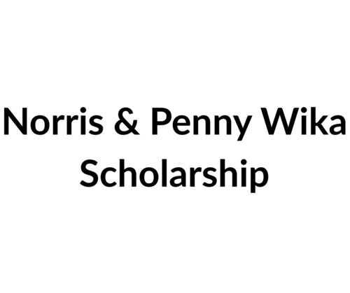 Norris & Penny Wika Scholarship